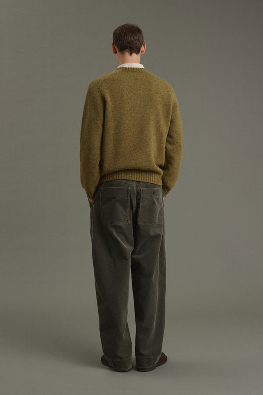 Trousers Kurtis - Grey-Green - Cotton - Men