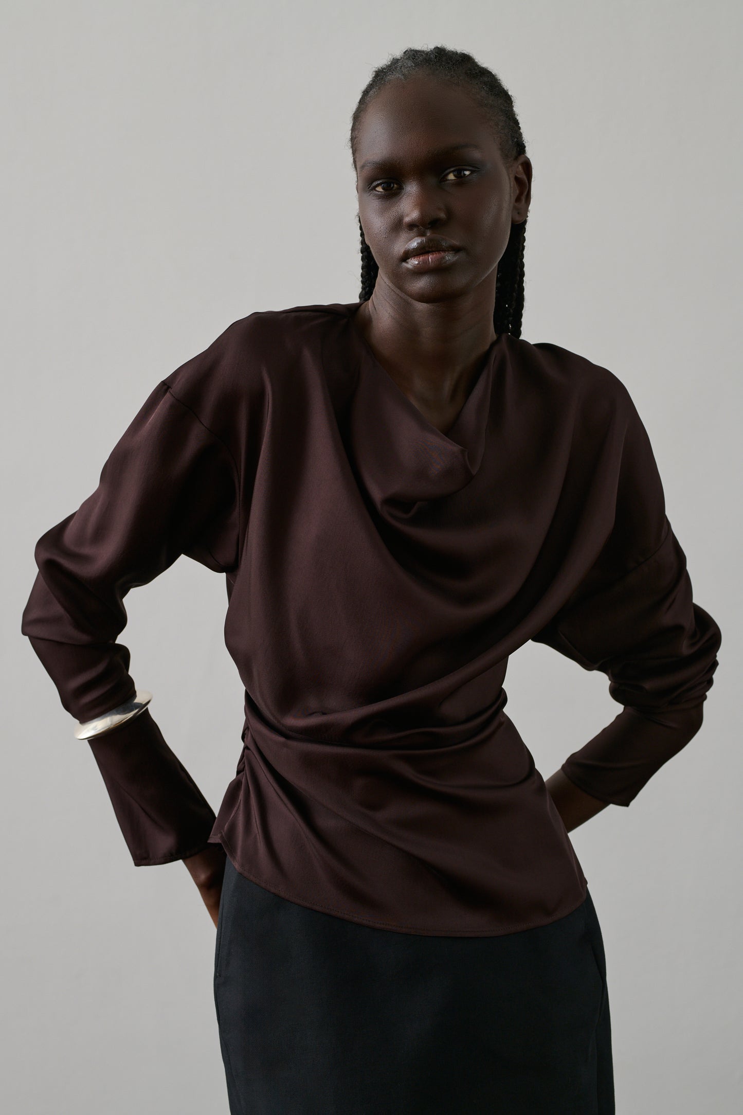 Blouse Fresia - Prune - Femme