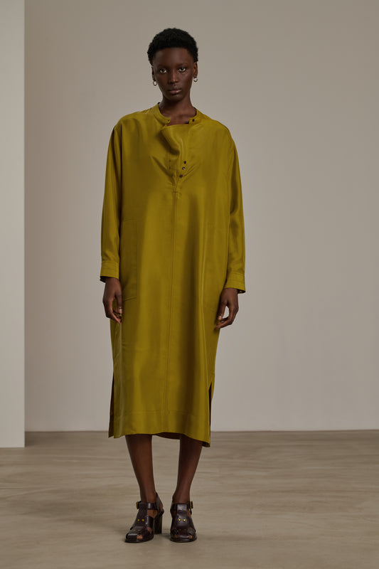 Cabourg dress - Absinthe - Silk - Women