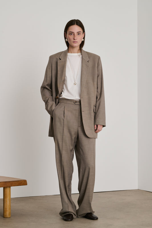 Sulpice Trousers - Grey/Beige - Women