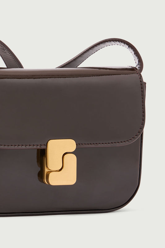 Sac Bell - Marron Foncé - Cuir - Femme