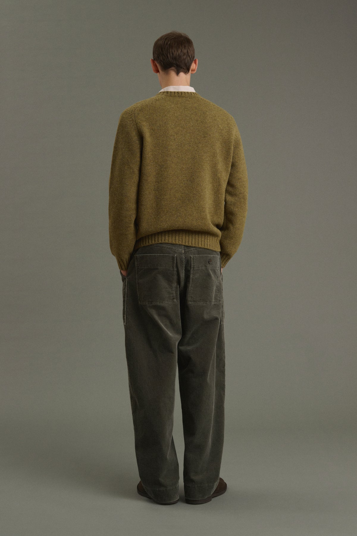 Trousers Kurtis - Grey-Green - Cotton - Men vue 2