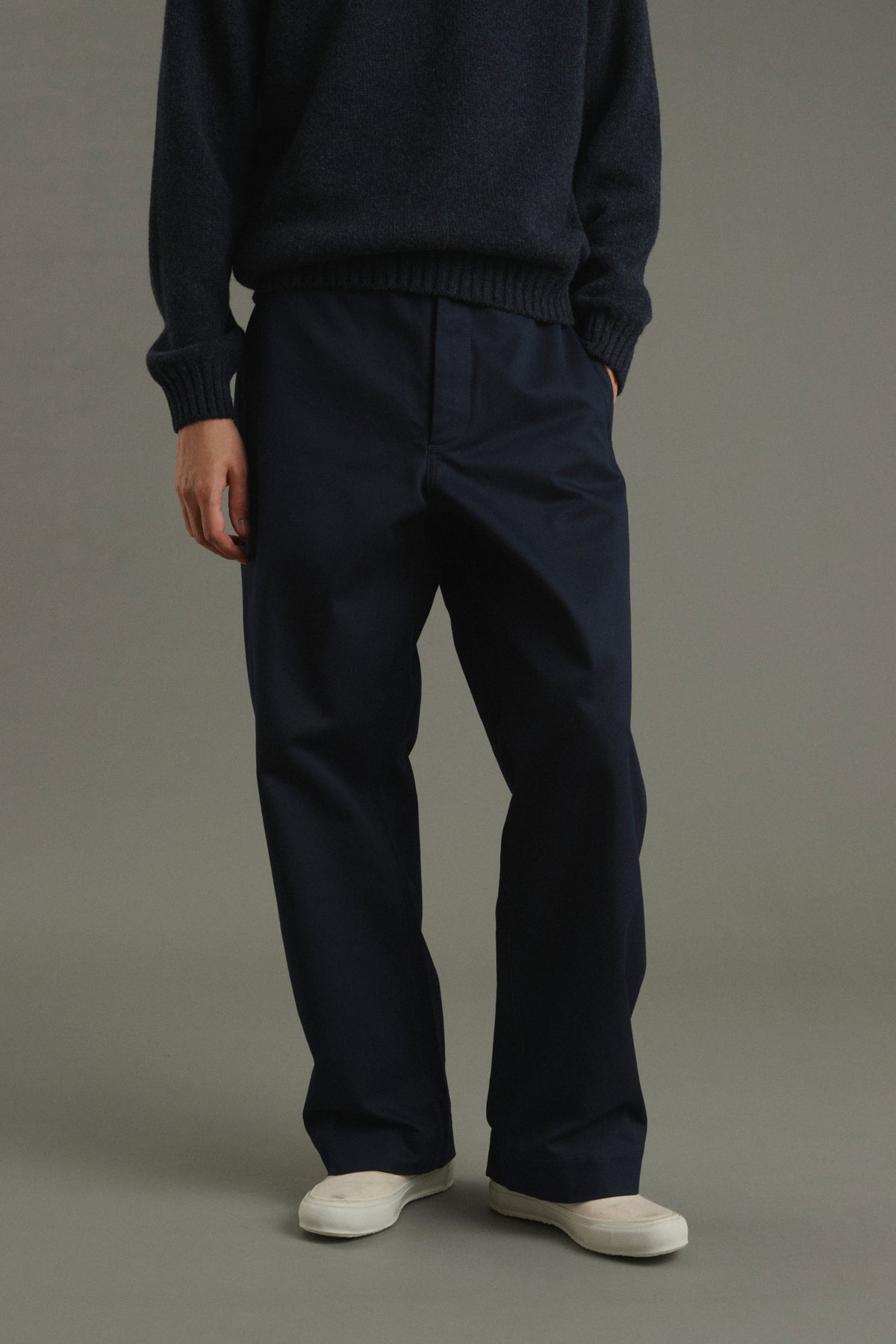 Trousers Chet - Navy - Cotton - Men vue 3
