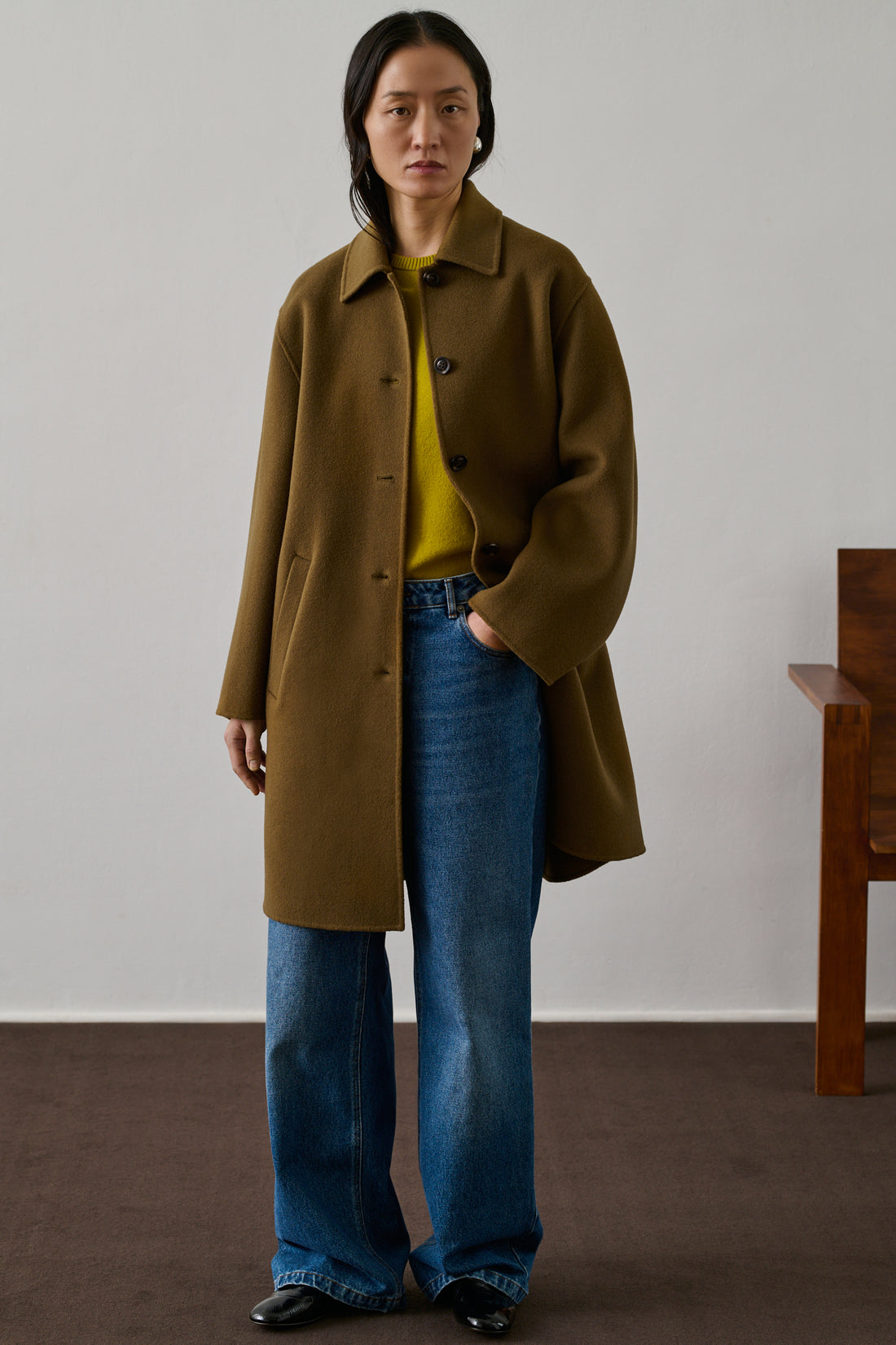 Pull Galanga - Moutarde - Cachemire - Femme