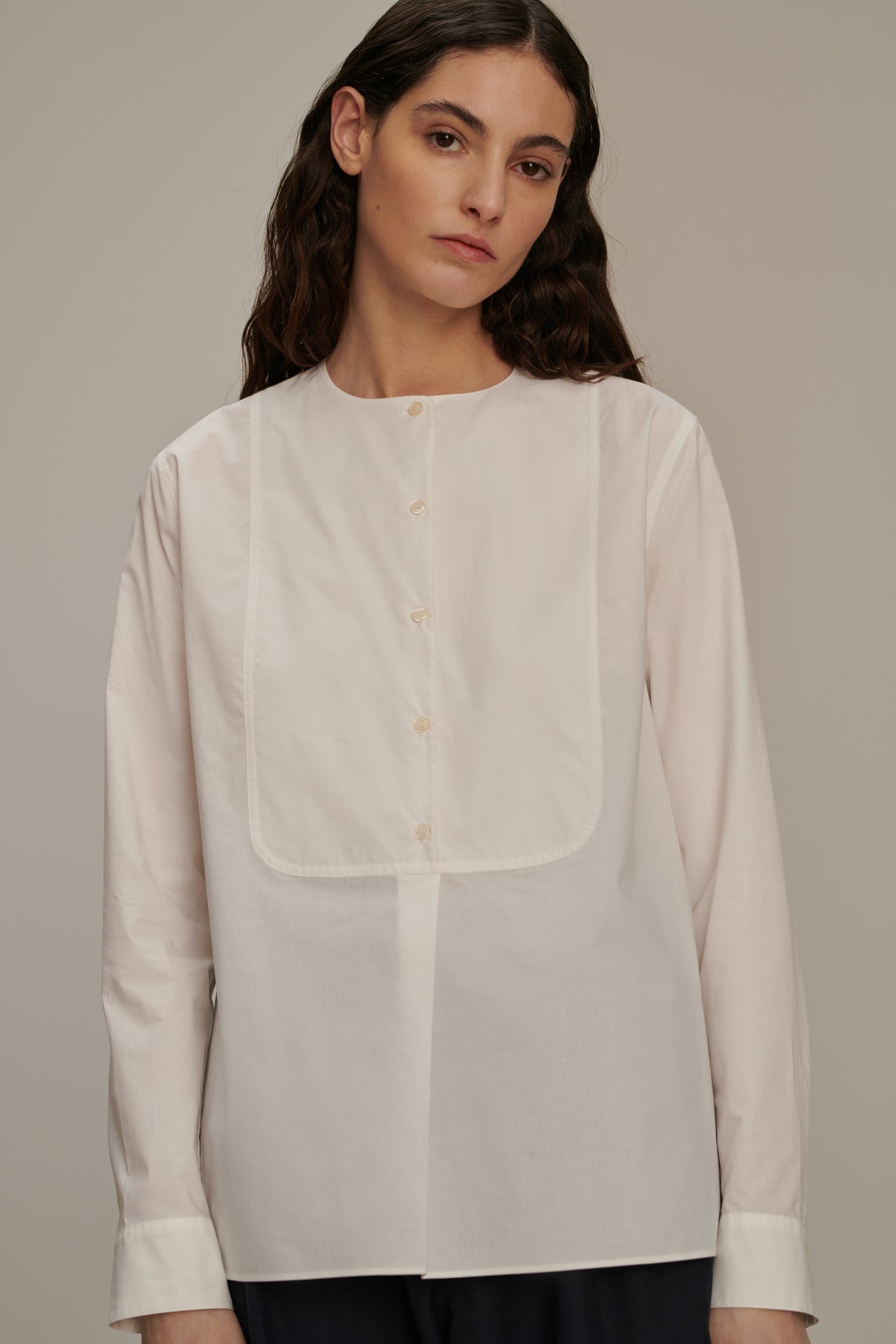 Chemise Cecile - Blanc Cassé - Coton - Femme vue 1