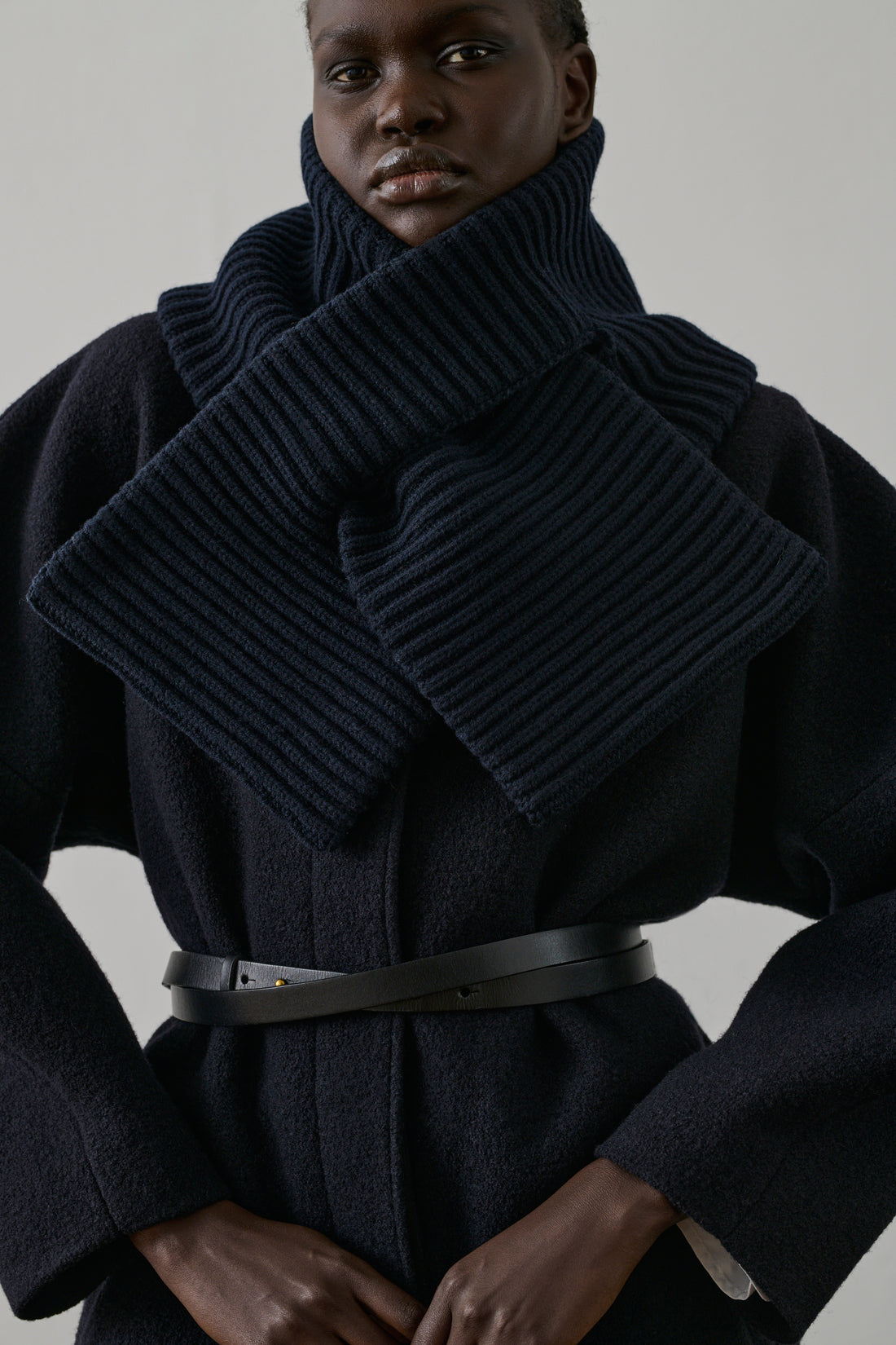 Echarpe Ginez - Navy - Laine - Femme