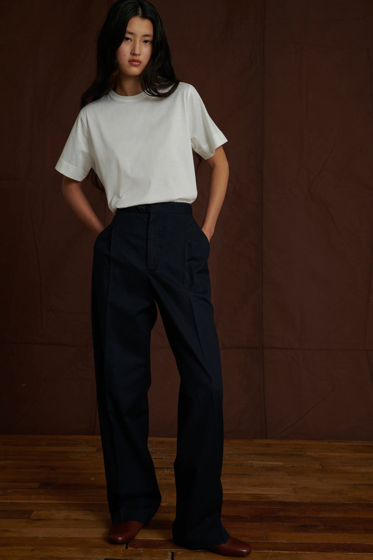 Tee-Shirt Basic - Blanc - Coton - Femme vue 1
