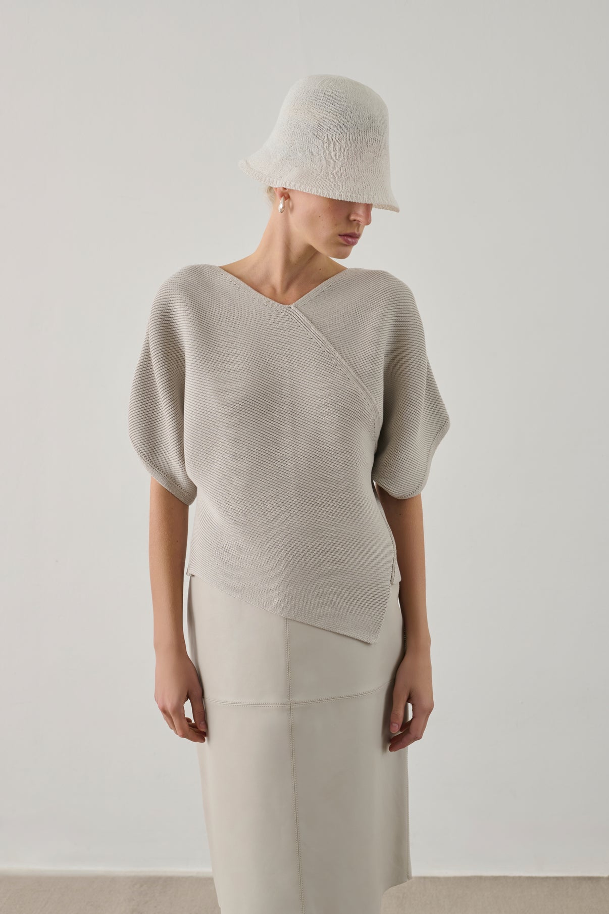 Essaouira pullover - Pale Grey - Cotton - Women vue 2