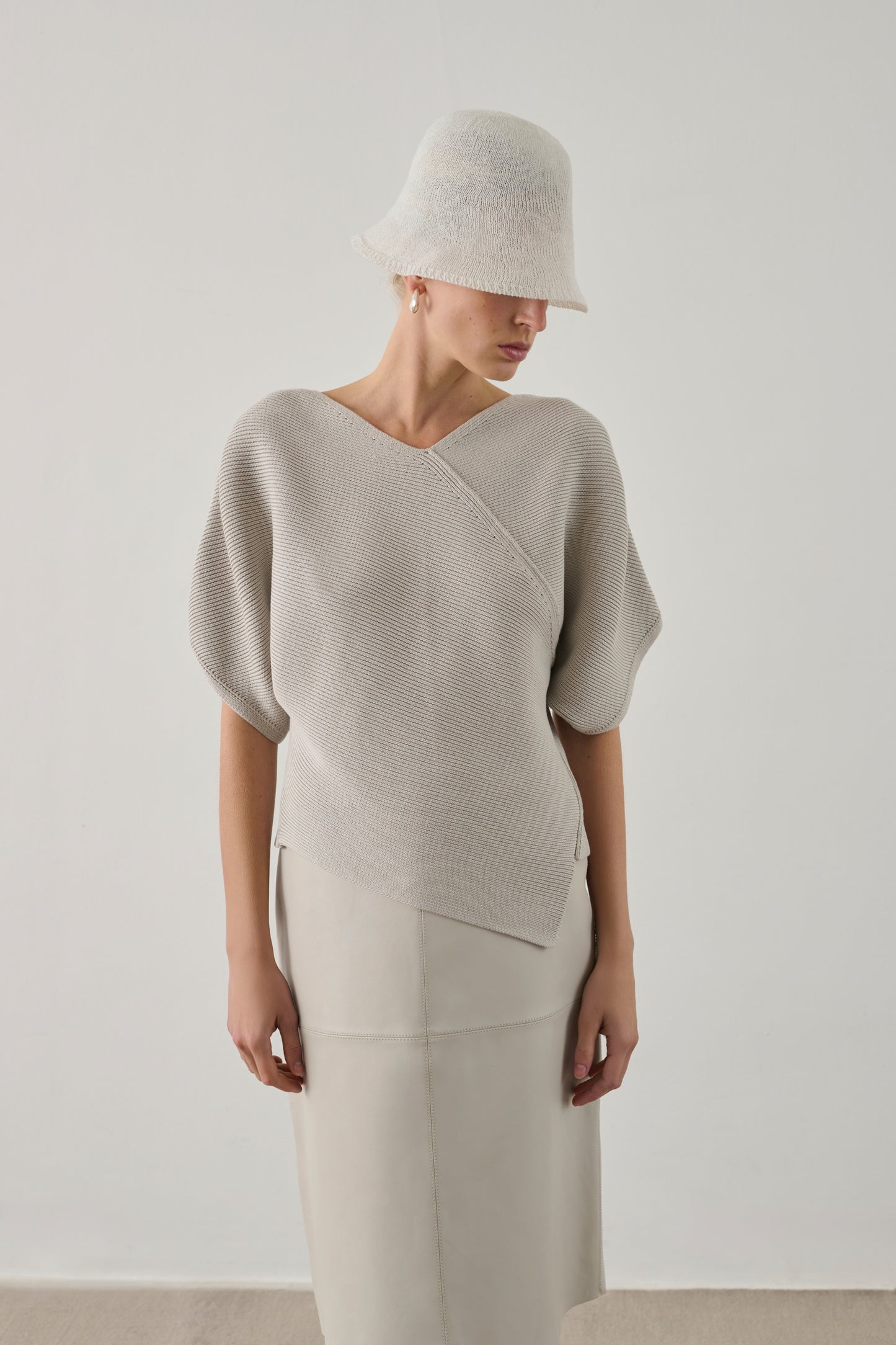 Essaouira pullover - Pale Grey - Cotton - Women