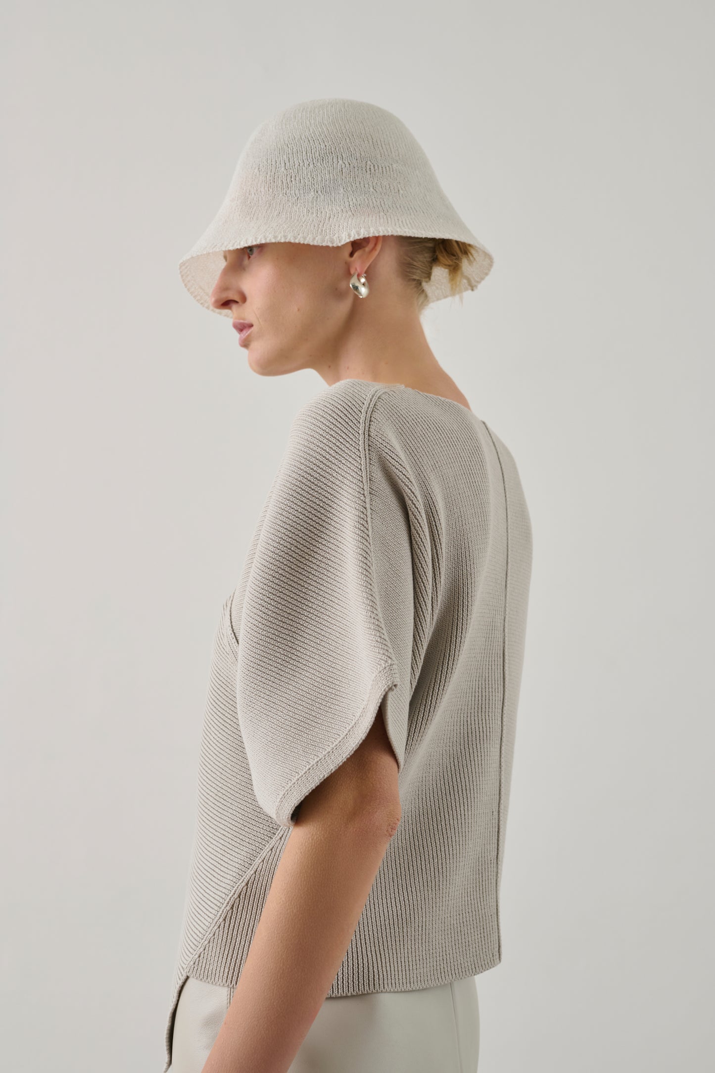 Essaouira pullover - Pale Grey - Cotton - Women