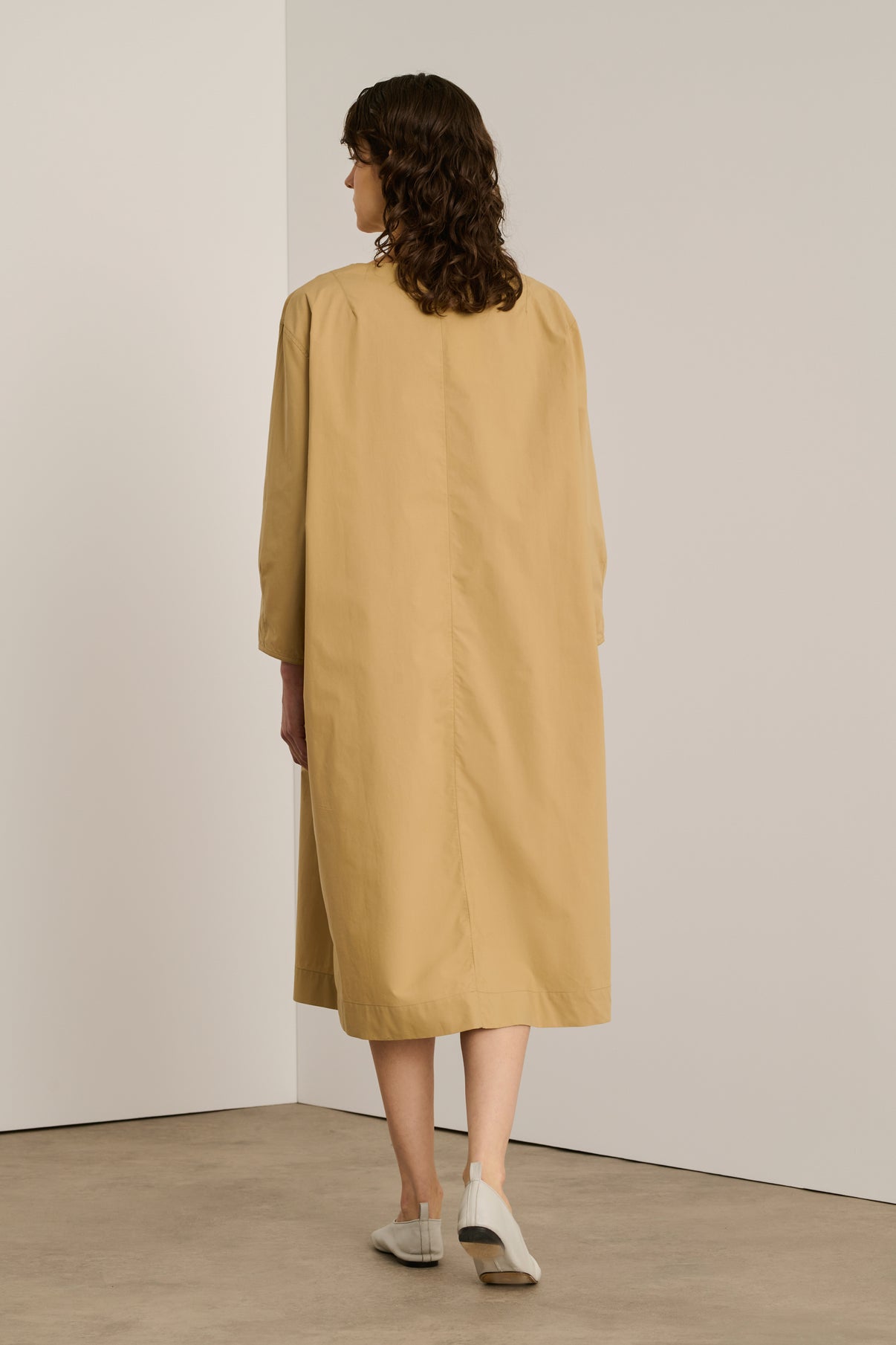 Robe Coralie - Sable - Coton - Femme vue 2