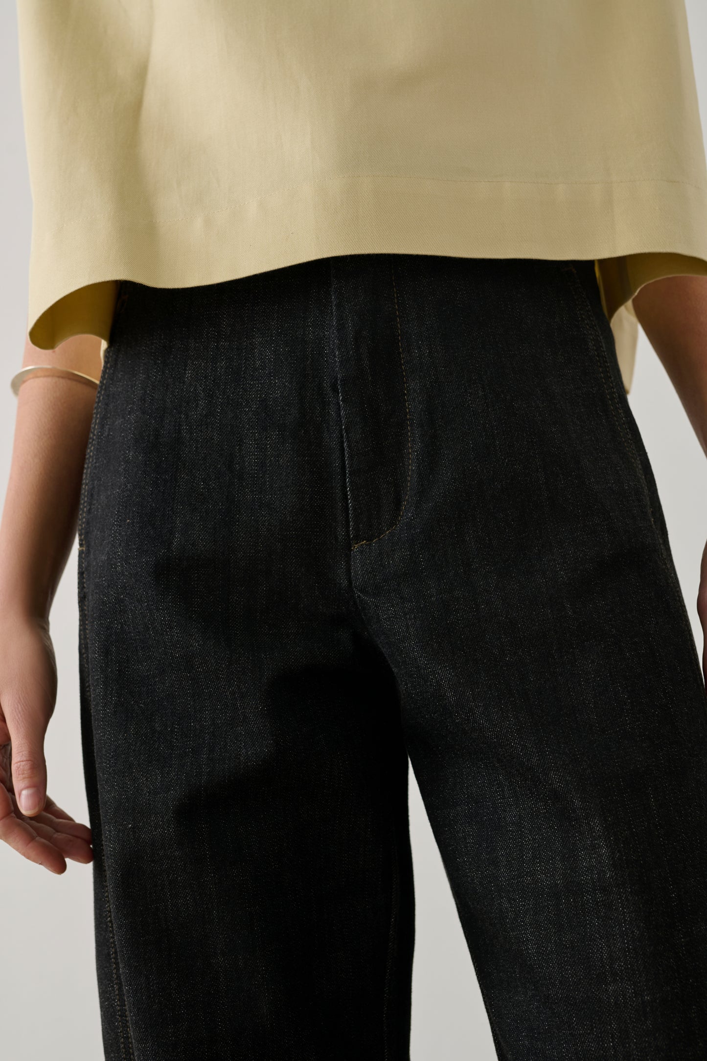 Blair jeans - Raw Black denim - Cotton - Women