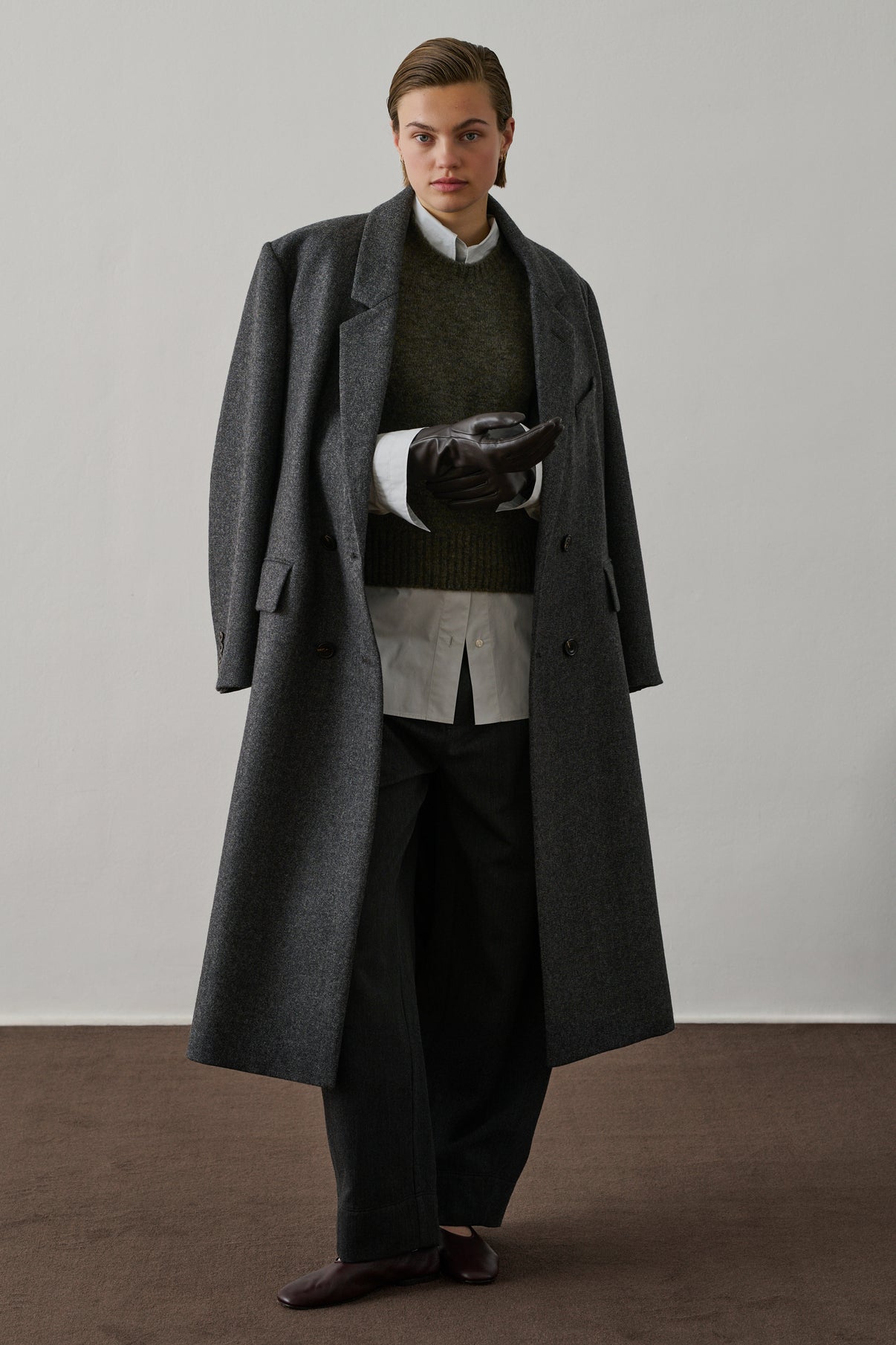 Pull Namaste - Gris Chiné - Femme vue 5