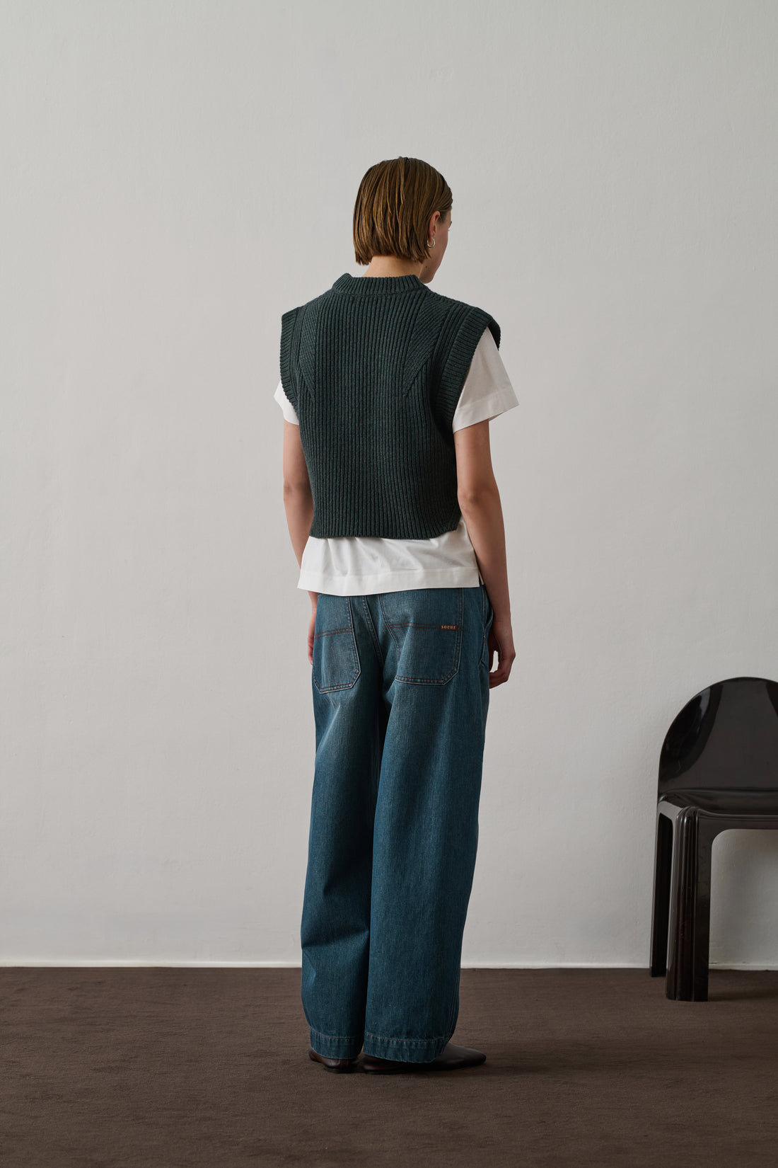 Pull Alky - Vert Forêt - Laine - Femme