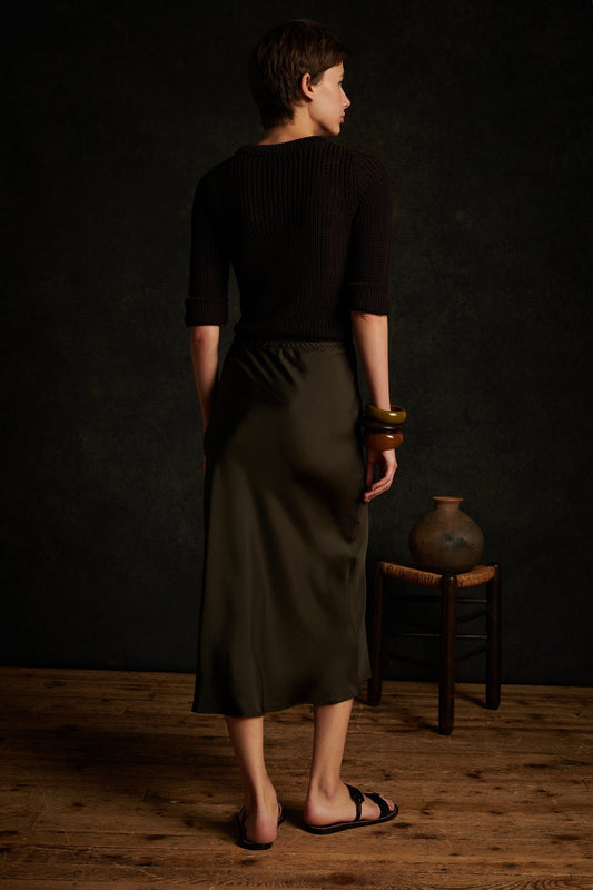 FEVER KHAKI SKIRT