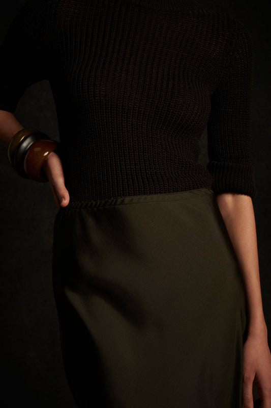 FEVER KHAKI SKIRT