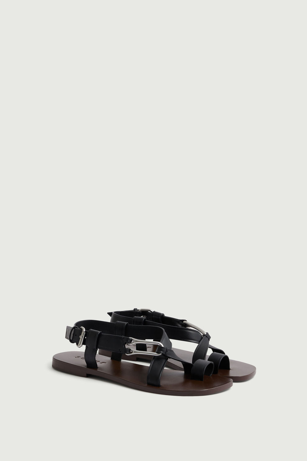 Cordoue sandals - Black - Leather - Women vue 2