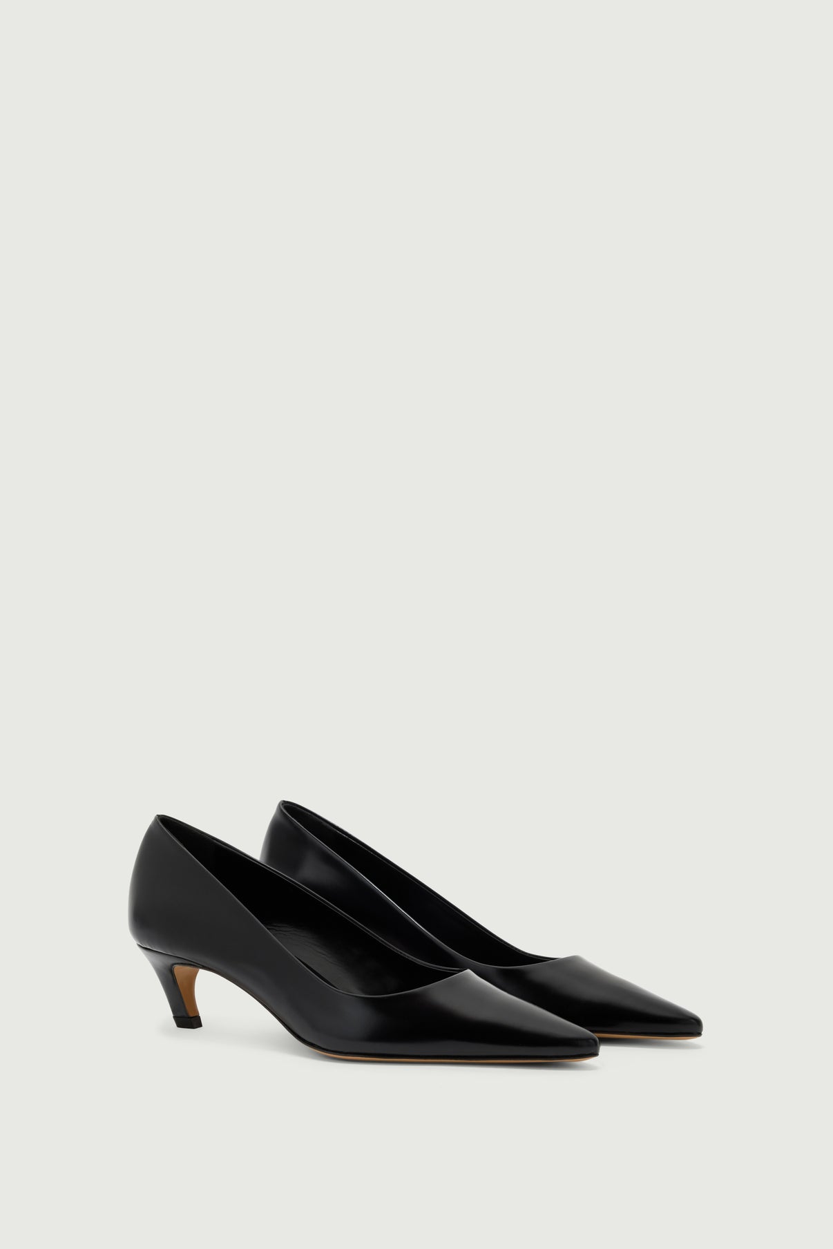 Maggie heels - Black - Leather - Women vue 3