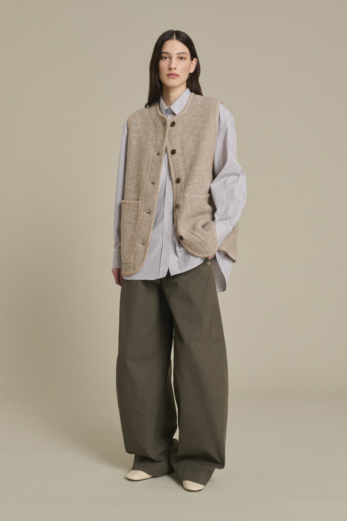 JACKET CHICAGO BEIGE/GREY vue 1