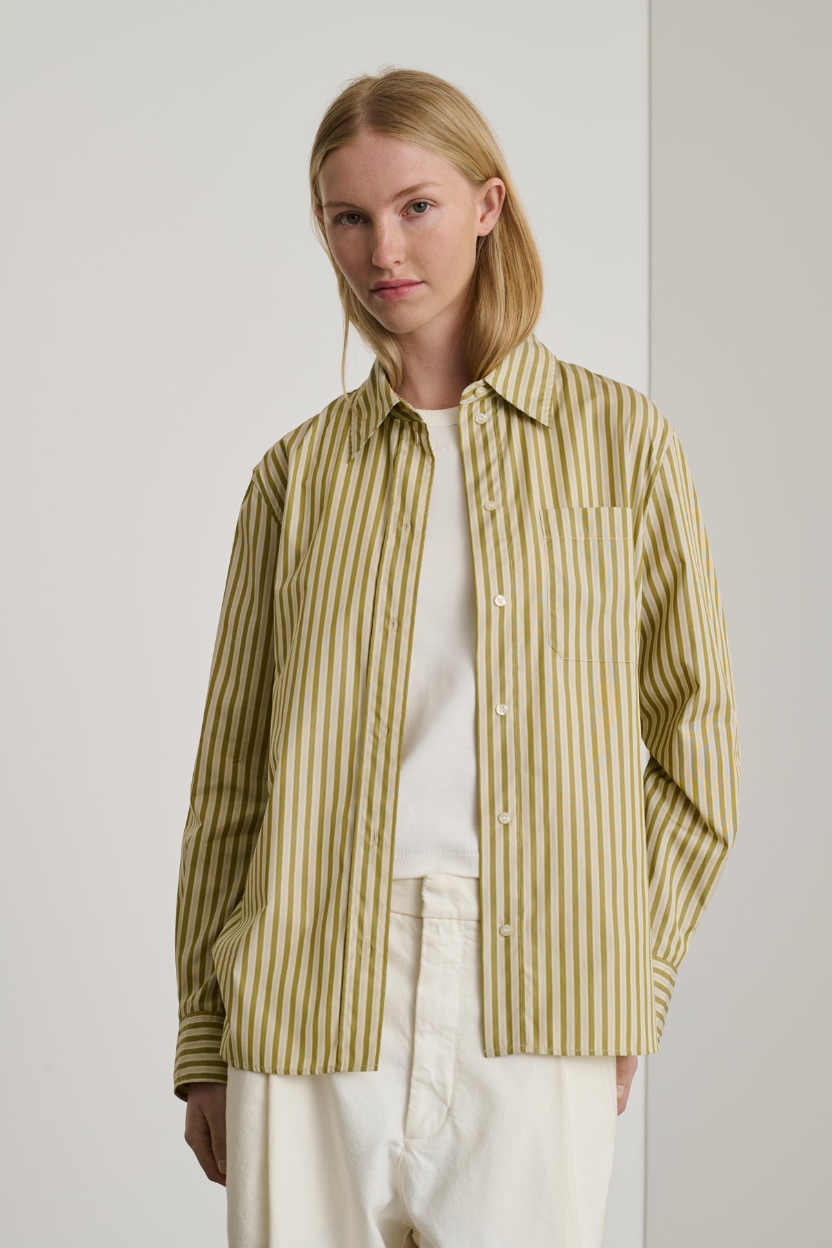 Chemise Alphee - Bronze/Écru - Coton - Femme vue 2