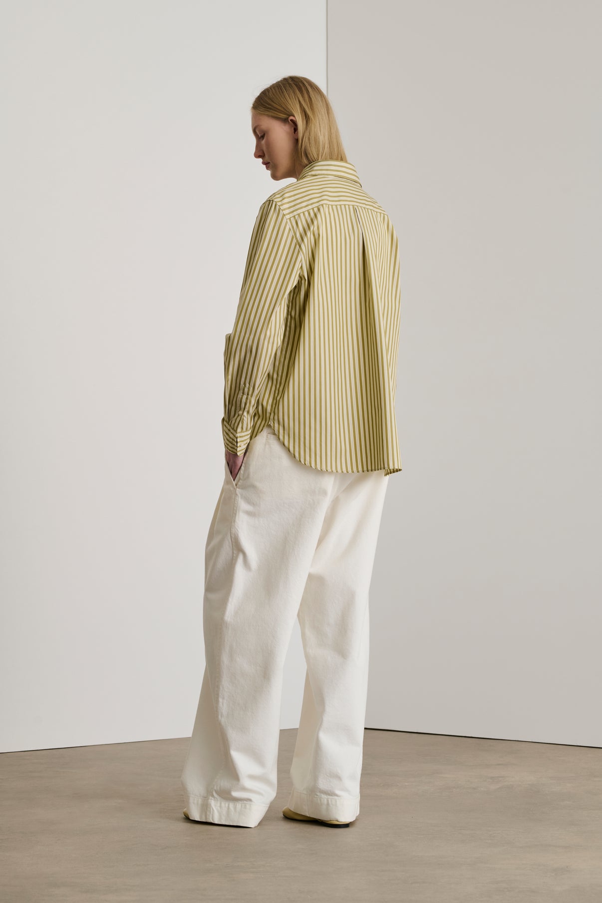 Chemise Alphee - Bronze/Écru - Coton - Femme vue 3