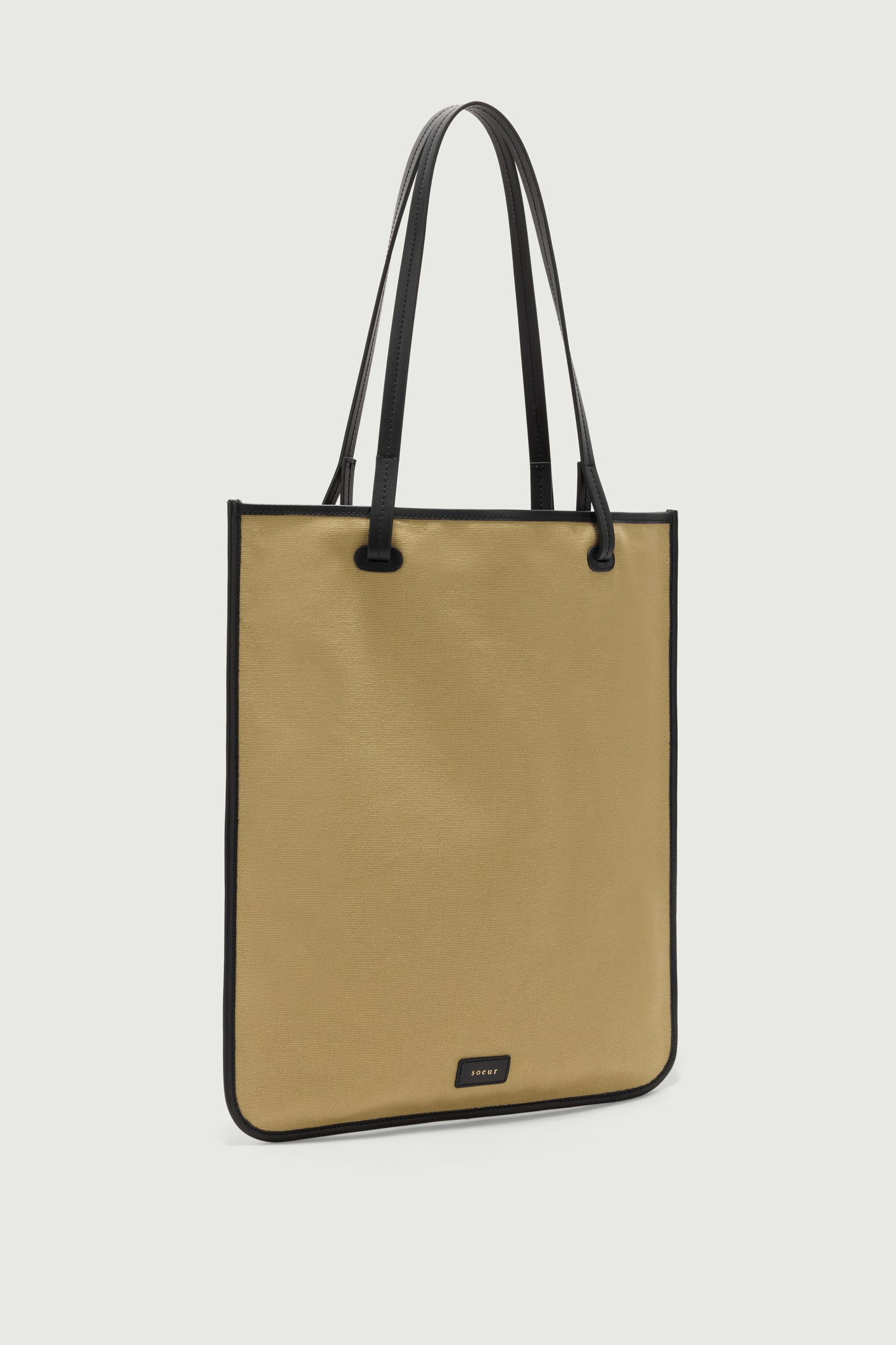 Darlington bag - Beige/Black - Cotton - Women
