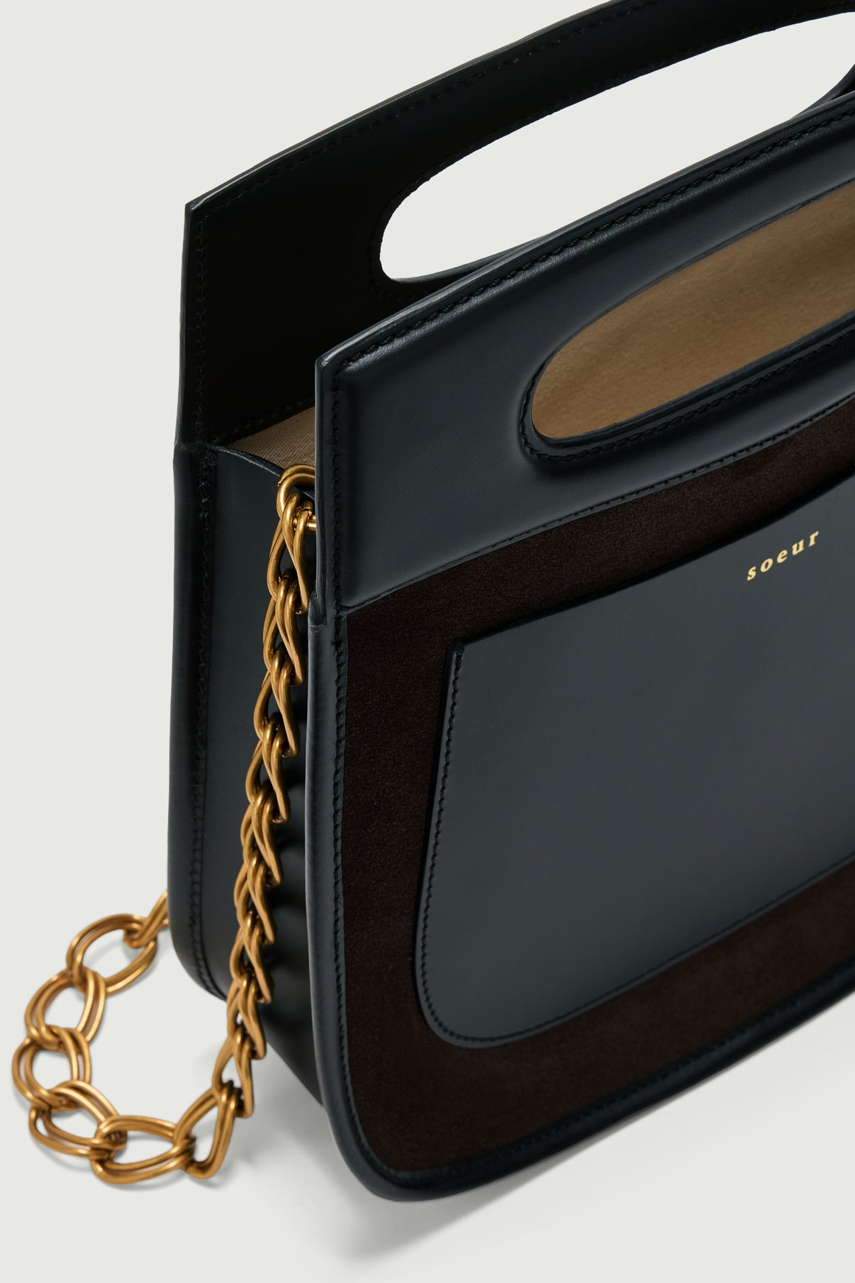 Cheri Bag - Dark Brown - Leather - Women vue 4