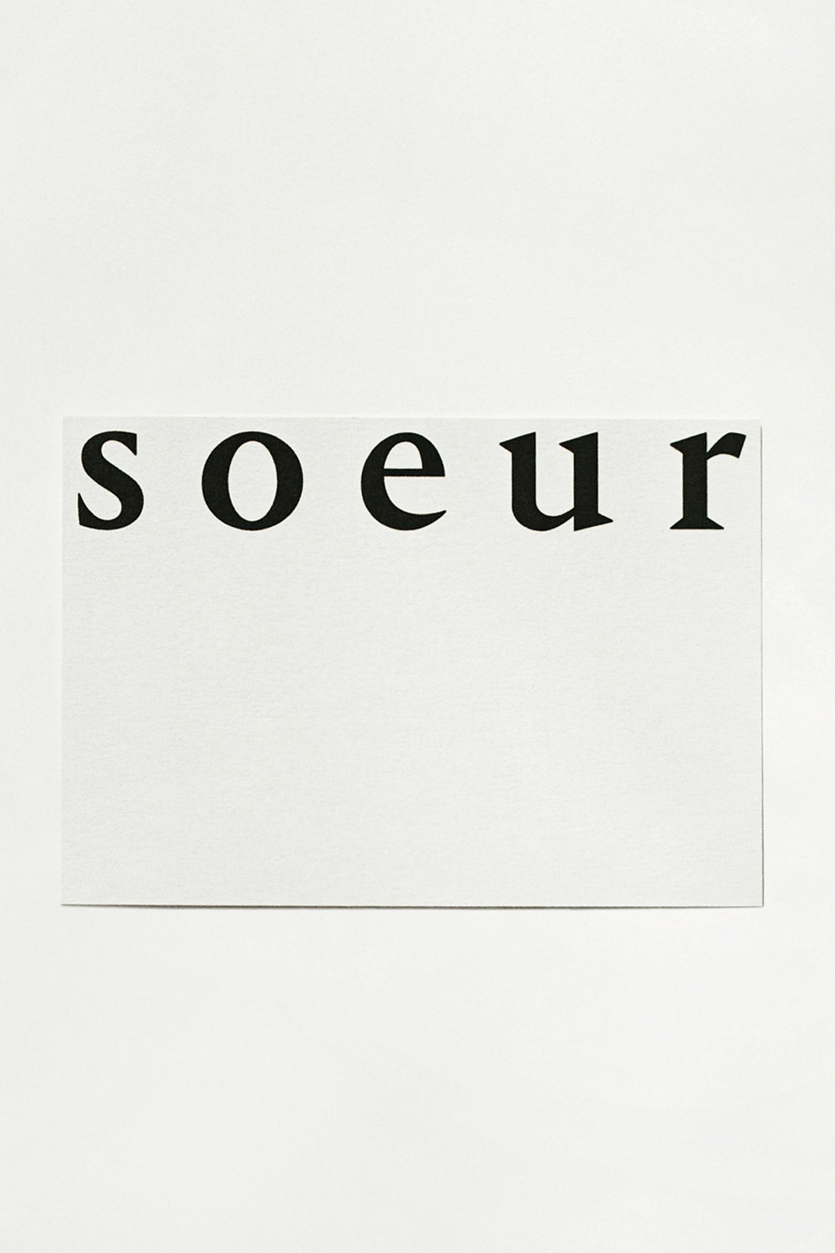 Soeur E-Gift Card N°1 vue 1