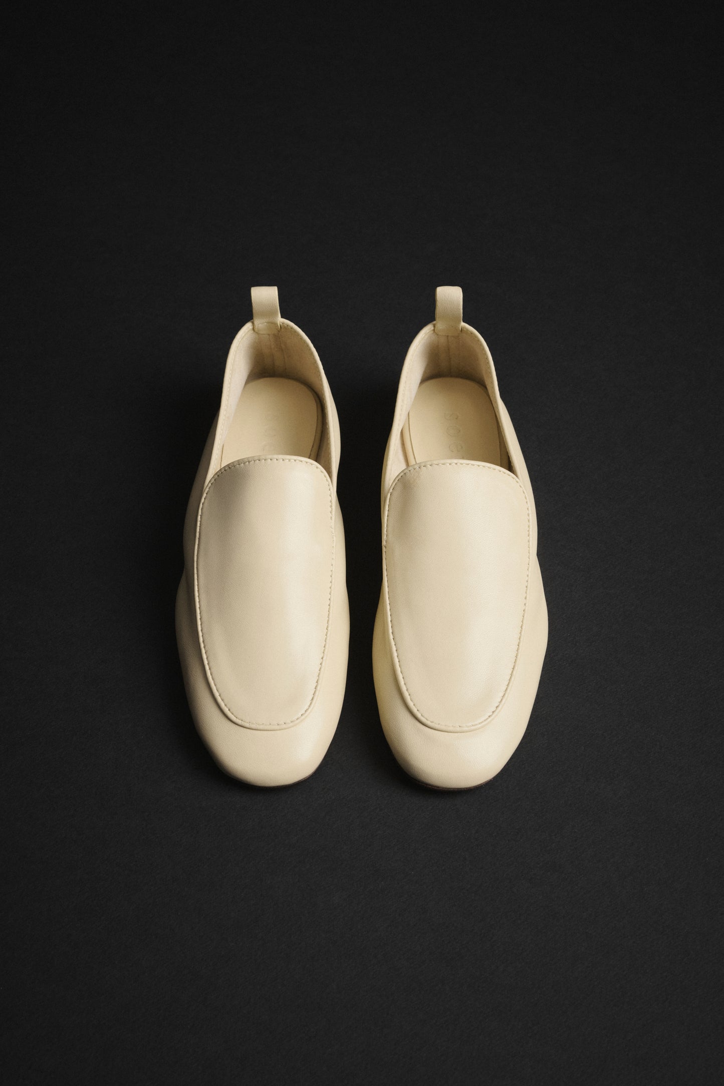 Loafers Nine - Ivory - Leather - Women